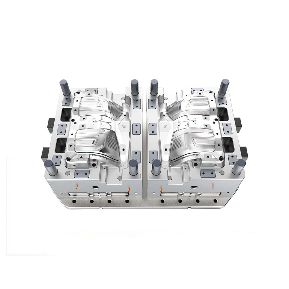 Plastic headlamp mold base